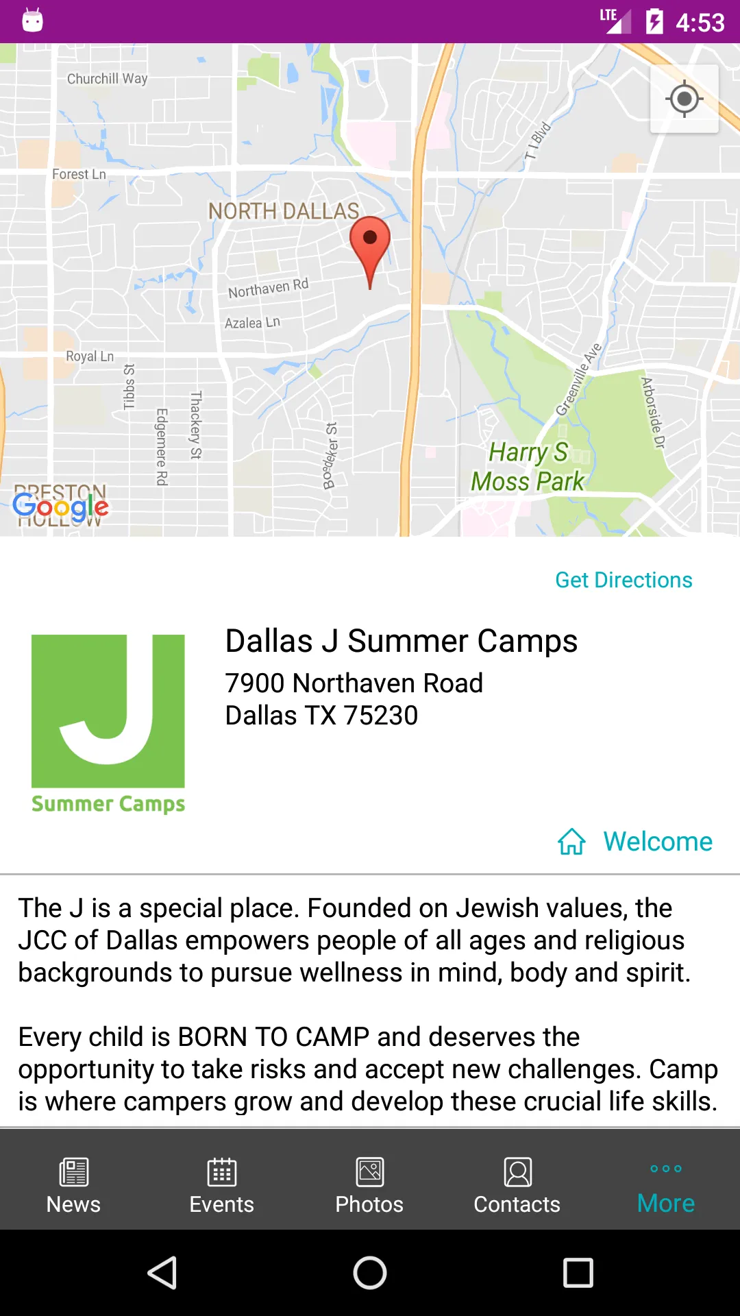 Dallas J Summer Camps | Indus Appstore | Screenshot