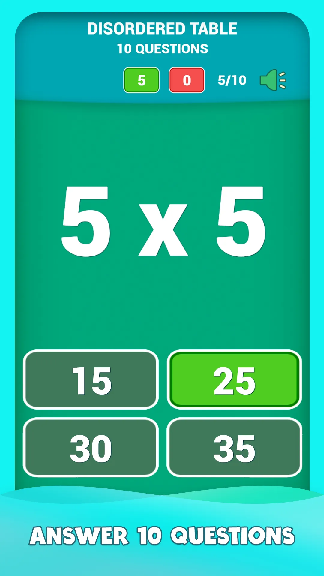 Multiplication tables games | Indus Appstore | Screenshot