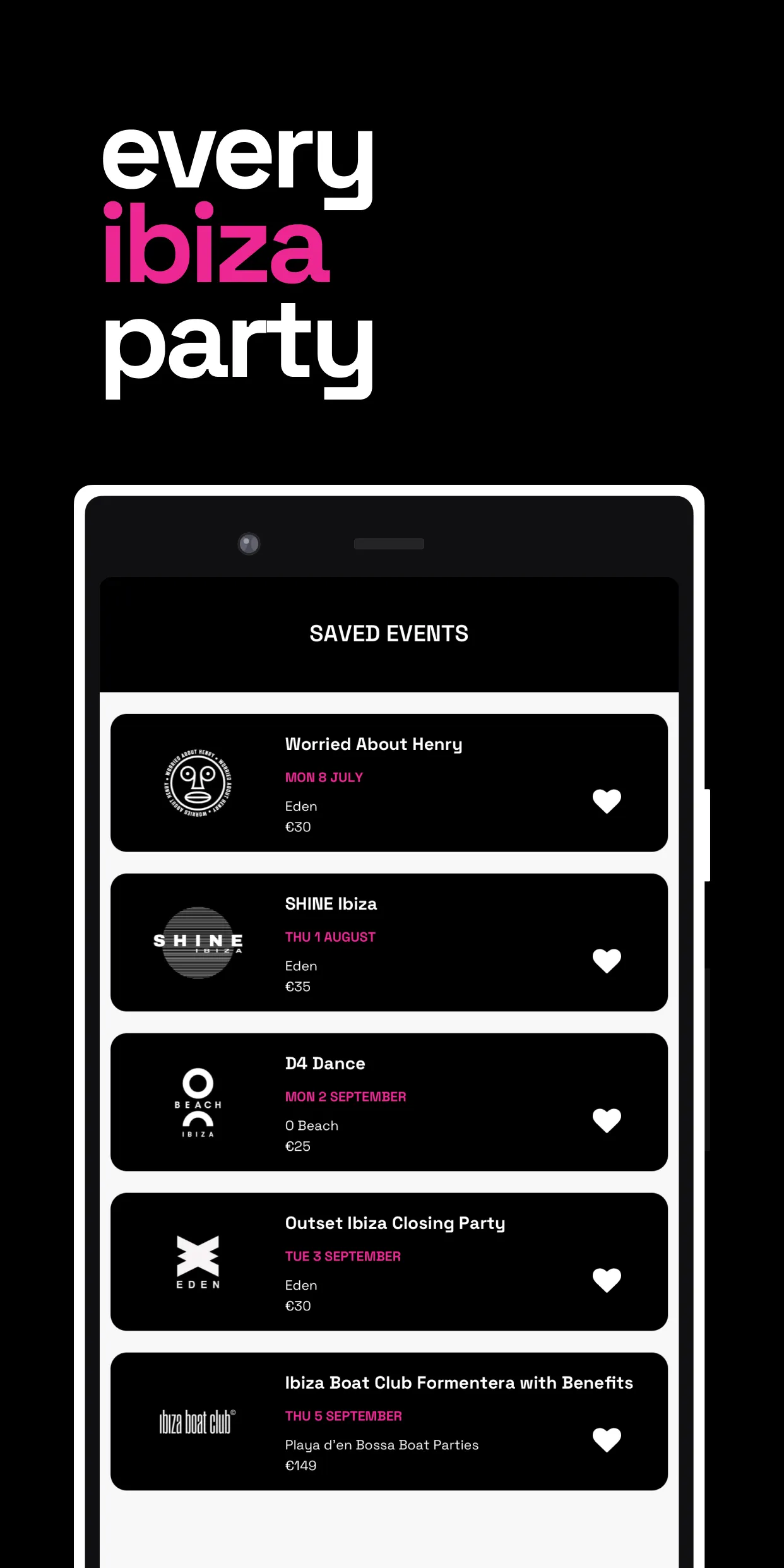 Tickets Ibiza | Indus Appstore | Screenshot