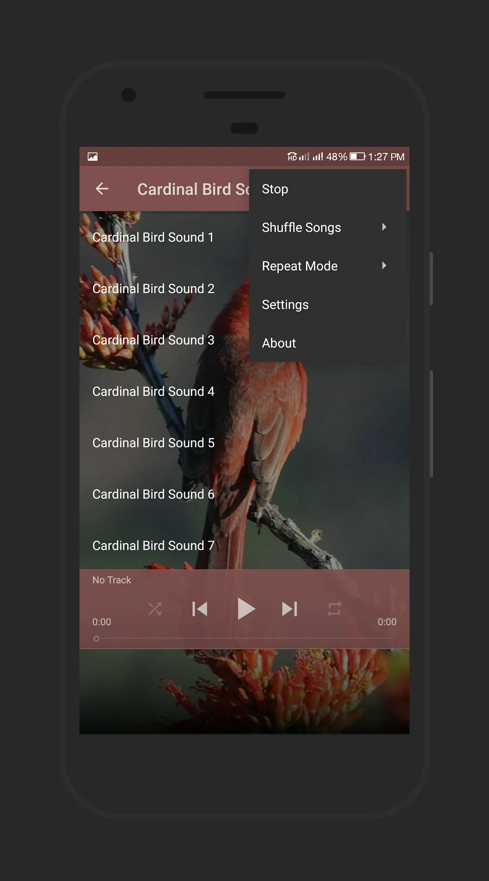 Cardinal Bird Sound | Indus Appstore | Screenshot