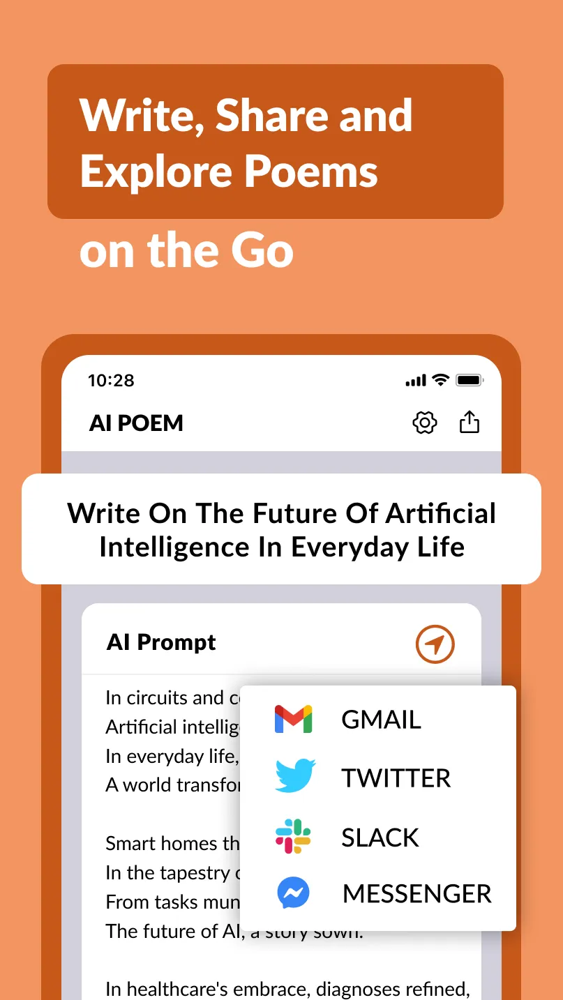 AI Poem Generator-Write a Poem | Indus Appstore | Screenshot