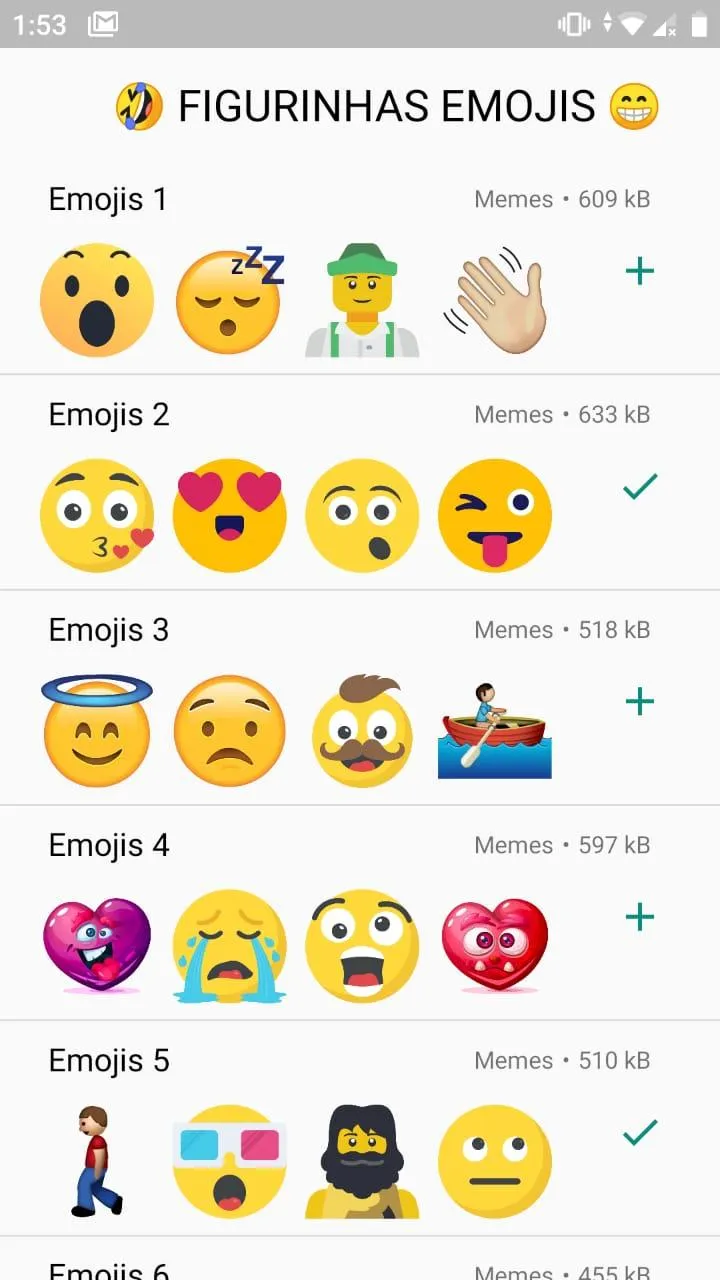 Figurinhas para Whatsapp Emoji | Indus Appstore | Screenshot