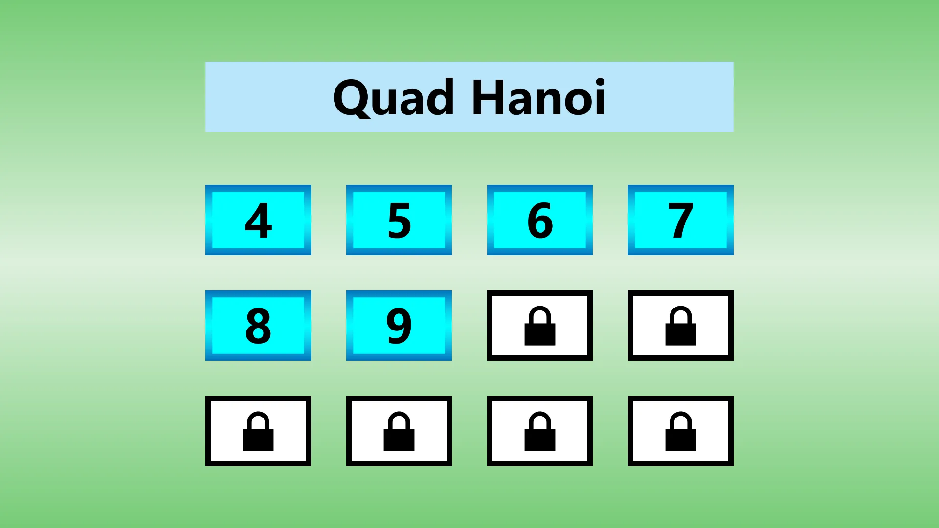 Quad Tower of Hanoi | Indus Appstore | Screenshot