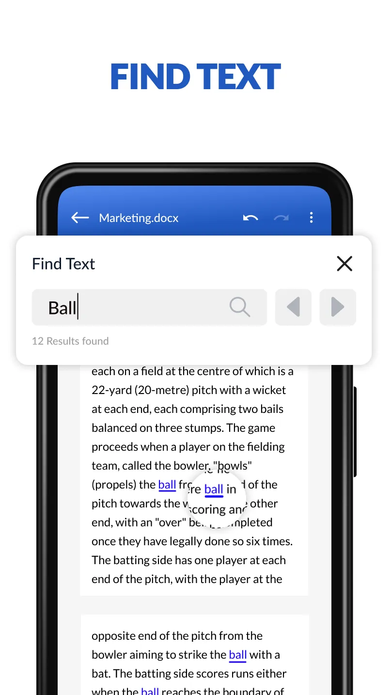 DOCX Editor: PDF, DOC, XLSX | Indus Appstore | Screenshot