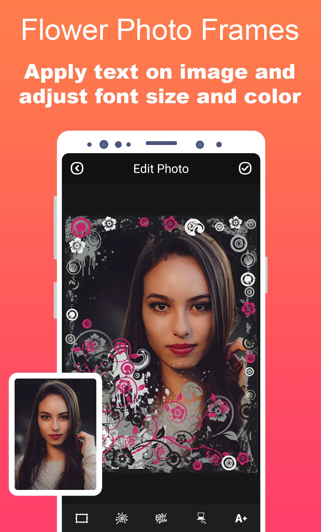 Flowers Frames Photo Editor | Indus Appstore | Screenshot