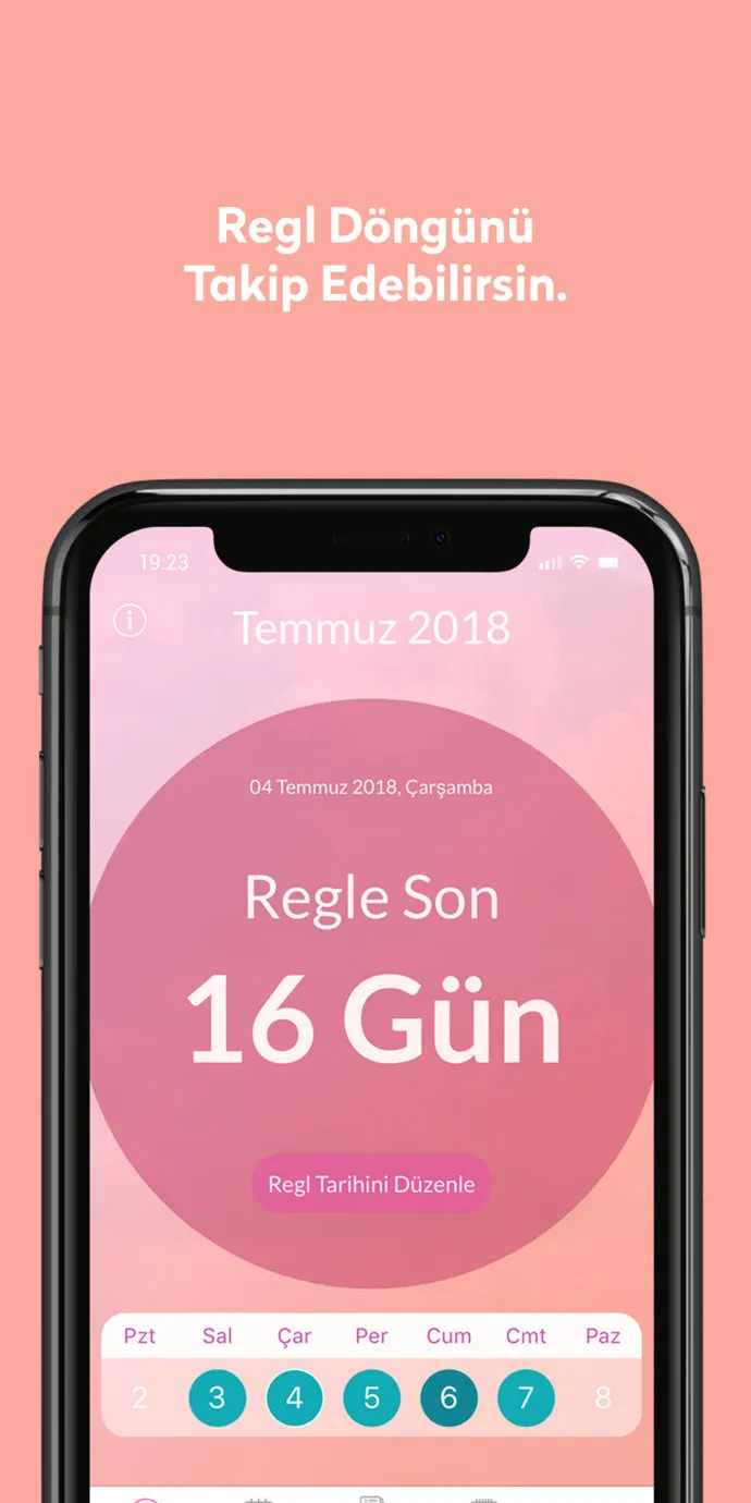 Peride | Periyot Günlüğü | Indus Appstore | Screenshot