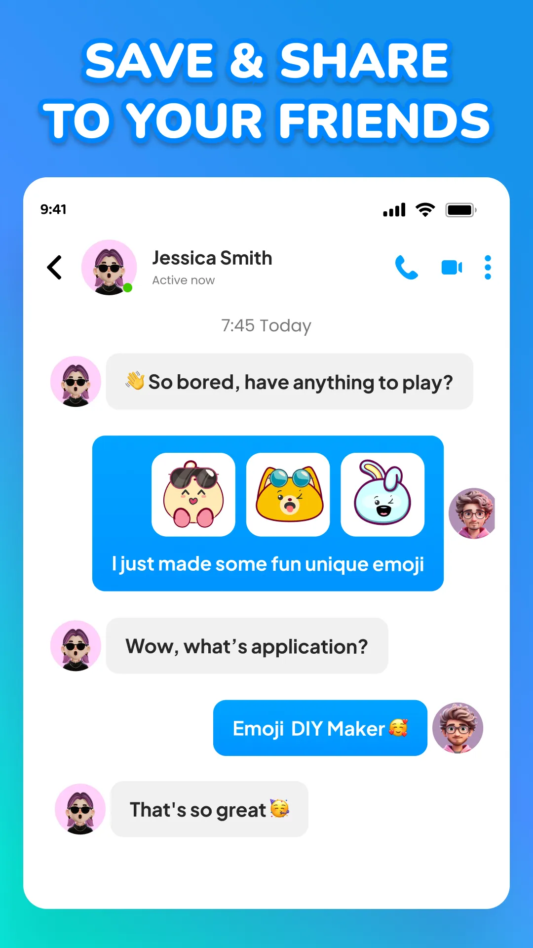 DIY Emoji - Sticker Maker | Indus Appstore | Screenshot