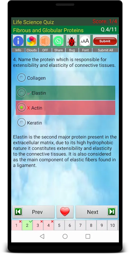 Life Science Quiz | Indus Appstore | Screenshot