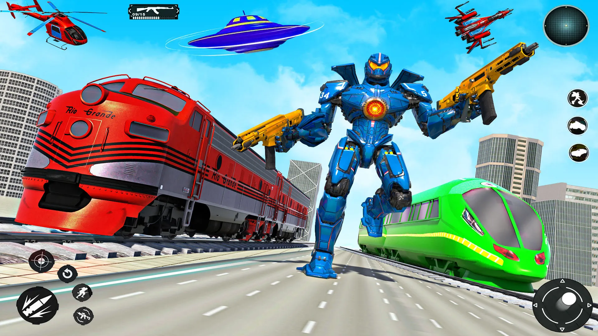 Train Robot Transform Car Game | Indus Appstore | Screenshot