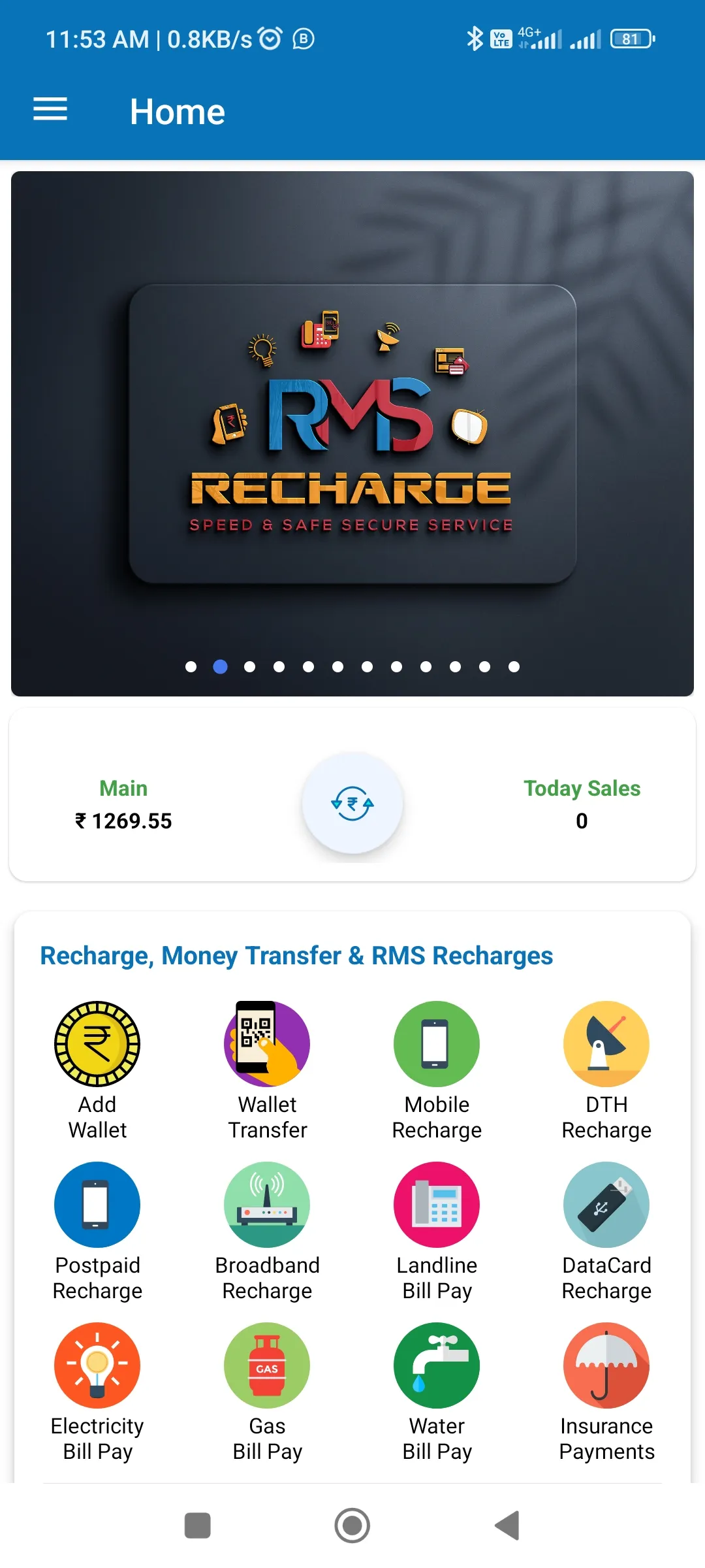 RMS Recharge | Indus Appstore | Screenshot