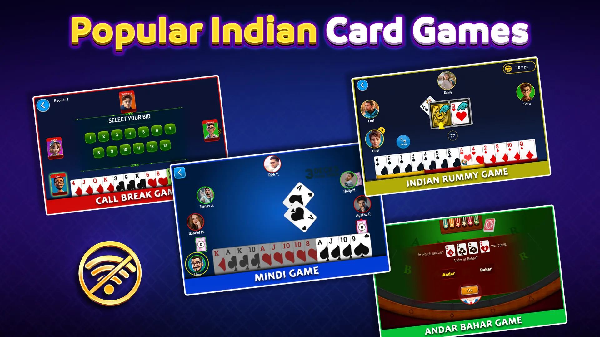 No Wifi - Offline Mobile Games | Indus Appstore | Screenshot