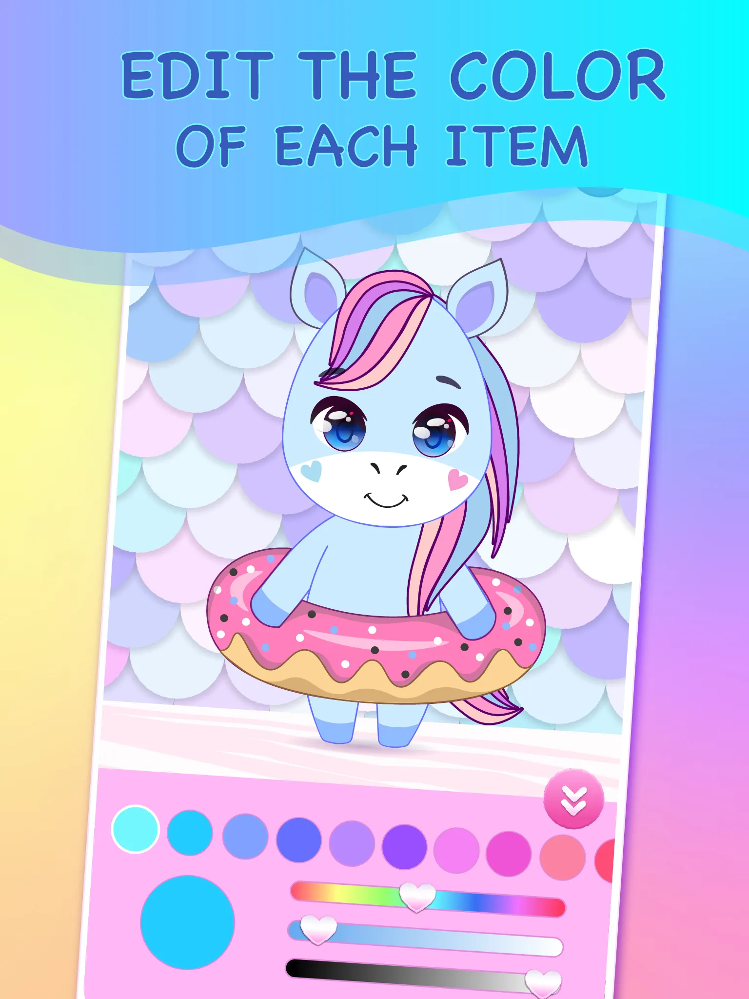 Unicorn Dress Up Avatar Maker | Indus Appstore | Screenshot