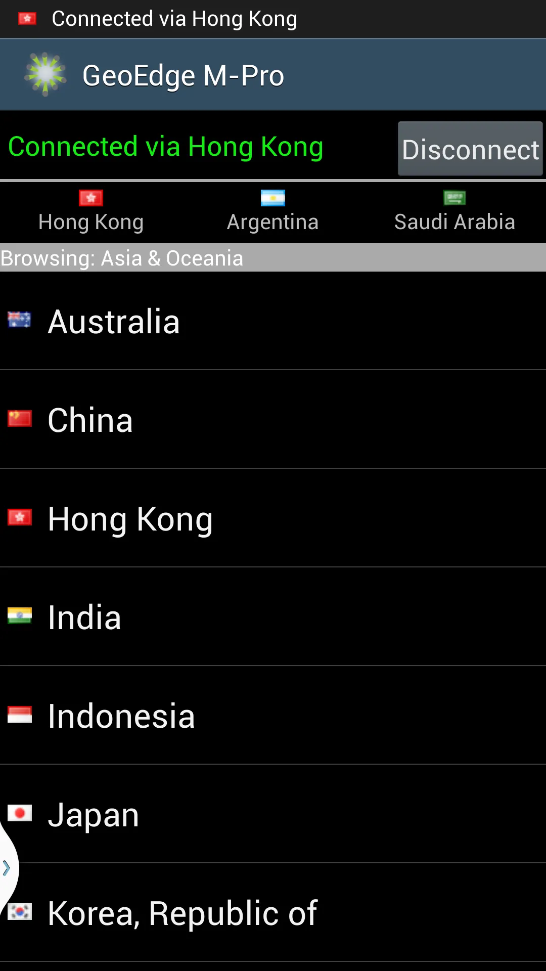 Geoedge Global Proxy App | Indus Appstore | Screenshot