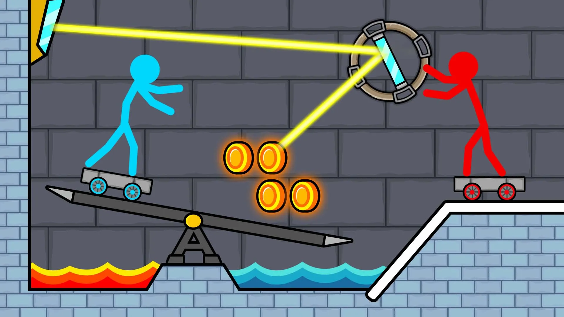 Red and Blue Stick: Animation | Indus Appstore | Screenshot