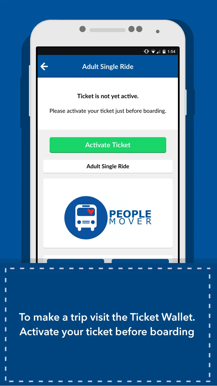 People Mover mTicket | Indus Appstore | Screenshot