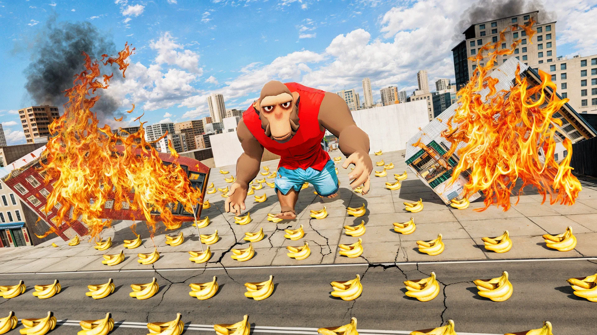 Monkey Game: Apes Fighting war | Indus Appstore | Screenshot