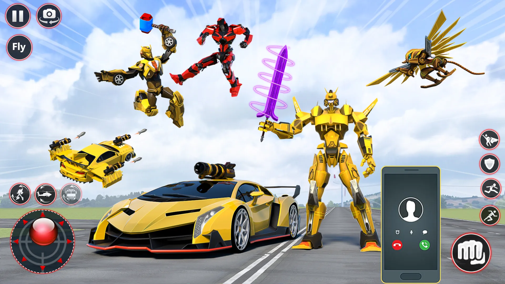 Rescue Robot Car Transform | Indus Appstore | Screenshot