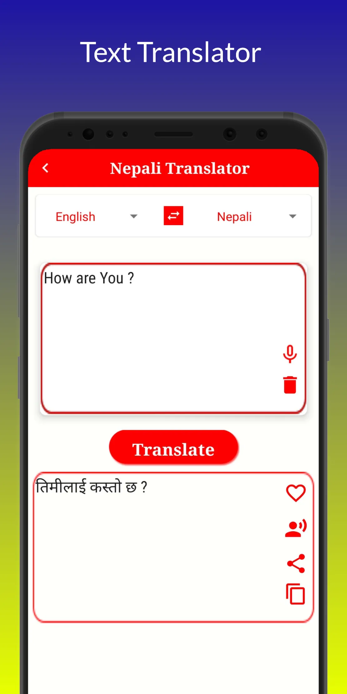 Nepali Translator | Indus Appstore | Screenshot