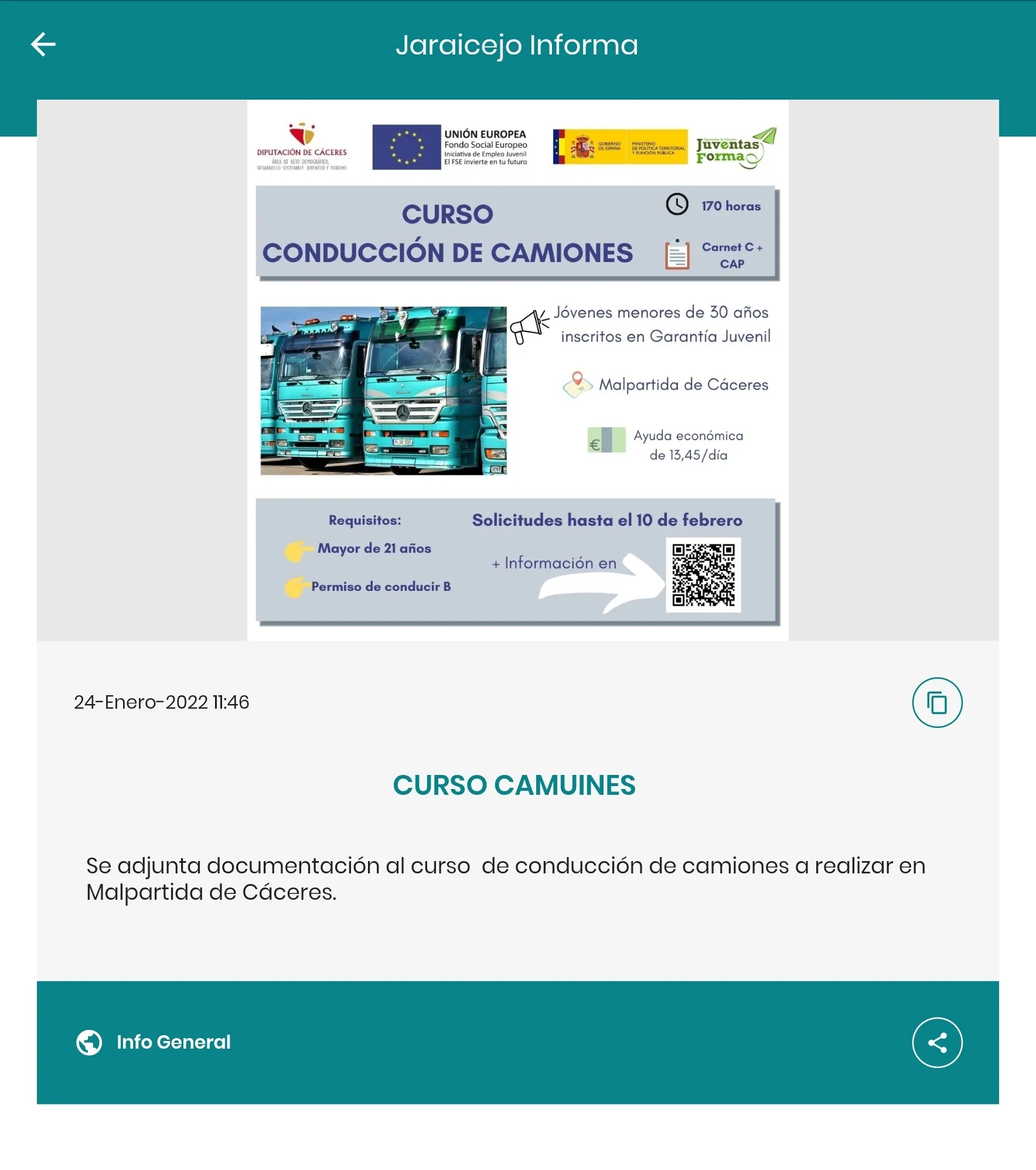 Jaraicejo Informa | Indus Appstore | Screenshot