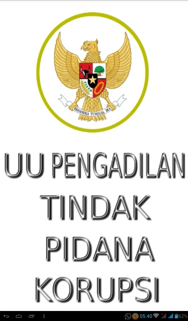 UU Pengadilan Pidana Korupsi | Indus Appstore | Screenshot