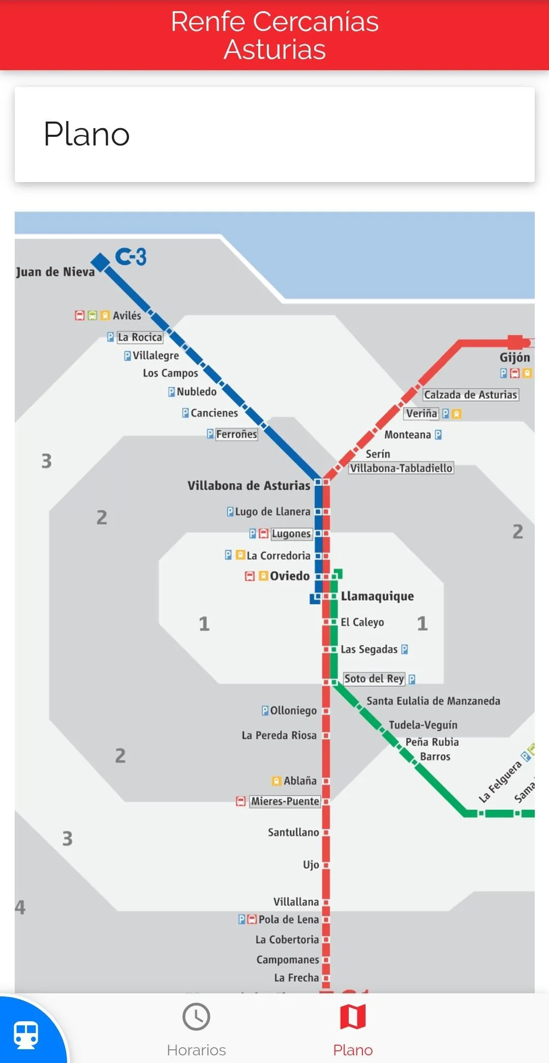 Horarios Tren, Cercanías, Feve | Indus Appstore | Screenshot