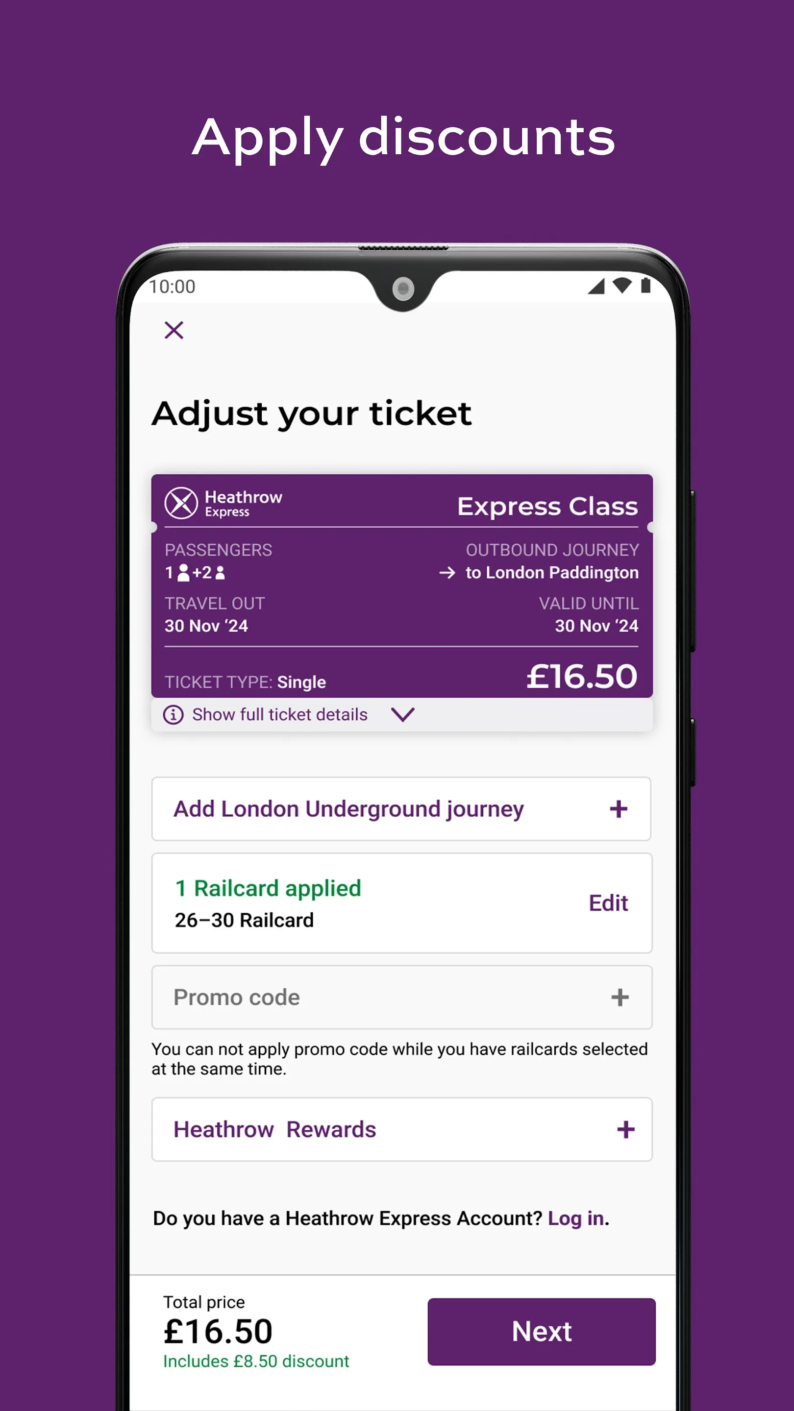 Heathrow Express | Indus Appstore | Screenshot