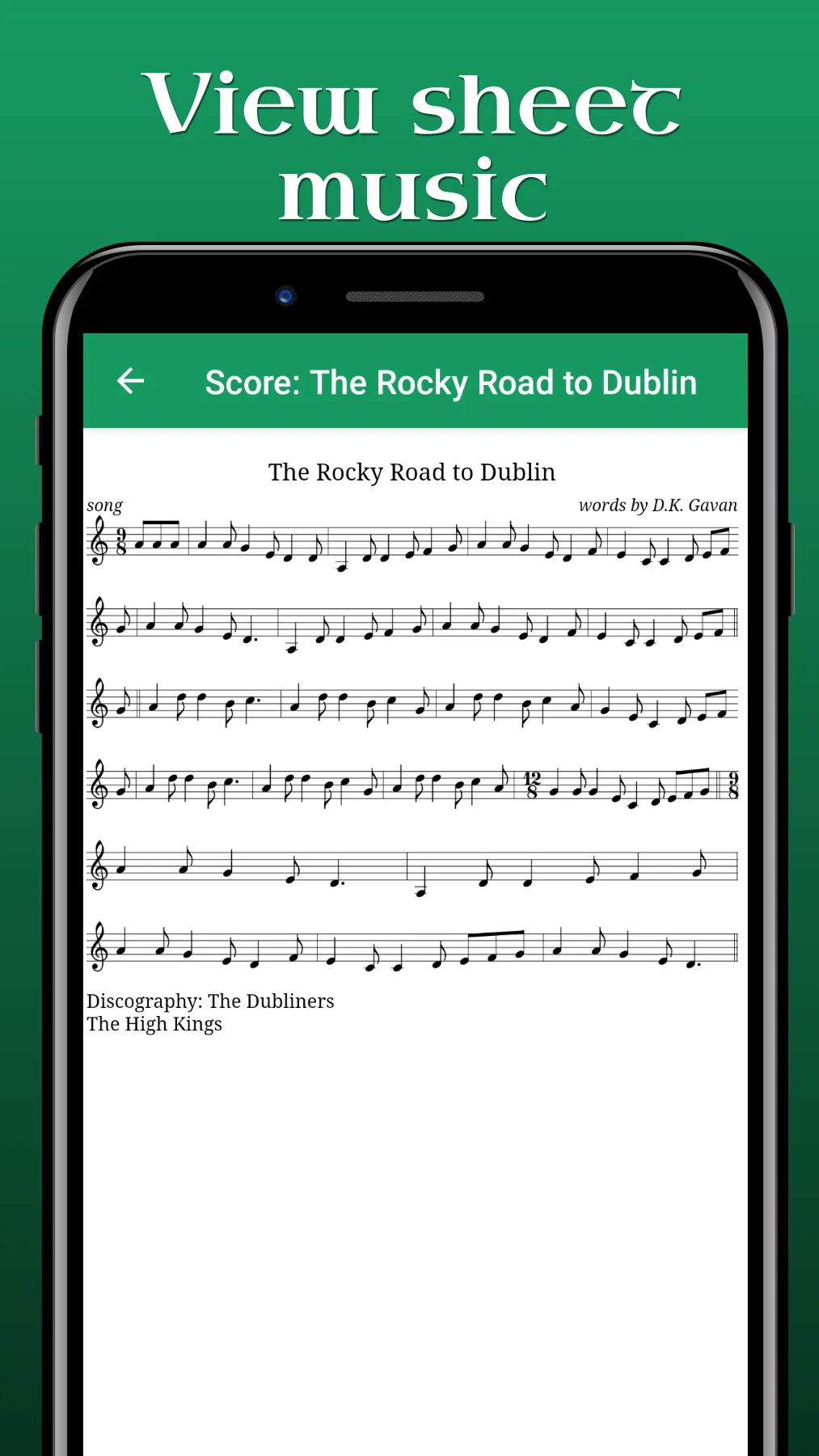 Irish Whistle Tabs | Indus Appstore | Screenshot