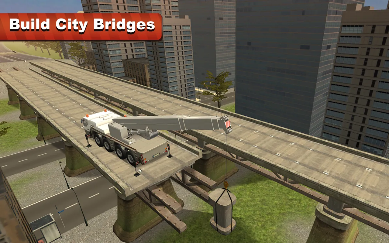 Bridge Construction Crane Sim | Indus Appstore | Screenshot