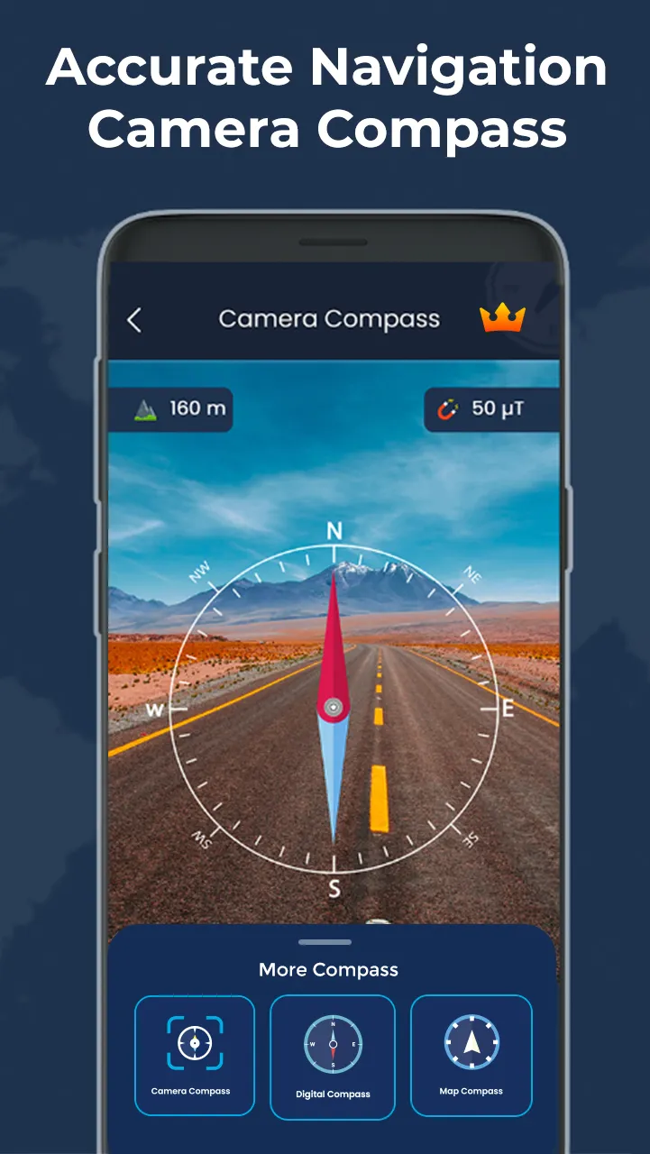 Qibla Compass Map: GPS Compass | Indus Appstore | Screenshot