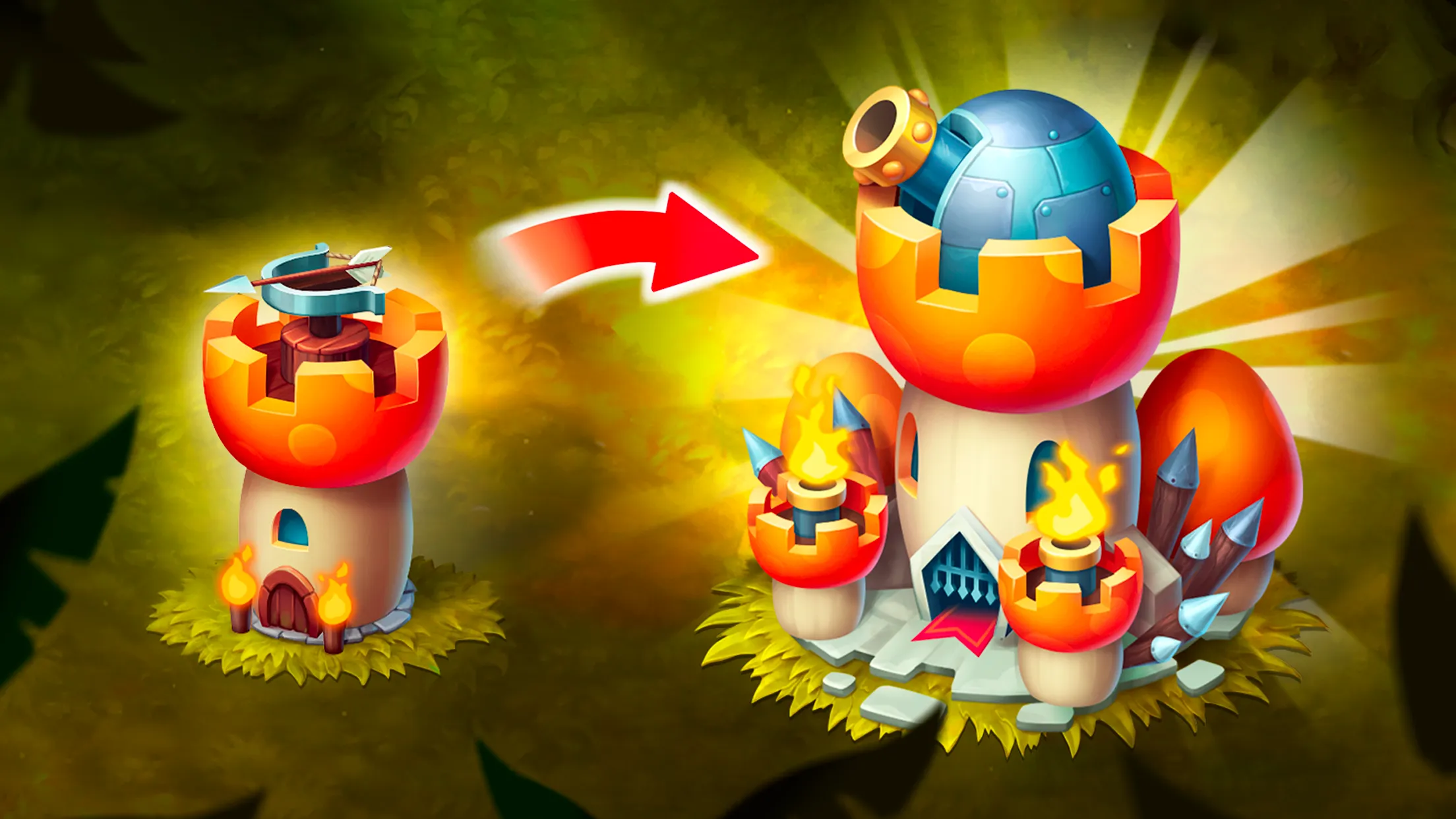 Mushroom Wars 2: RTS Strategy | Indus Appstore | Screenshot