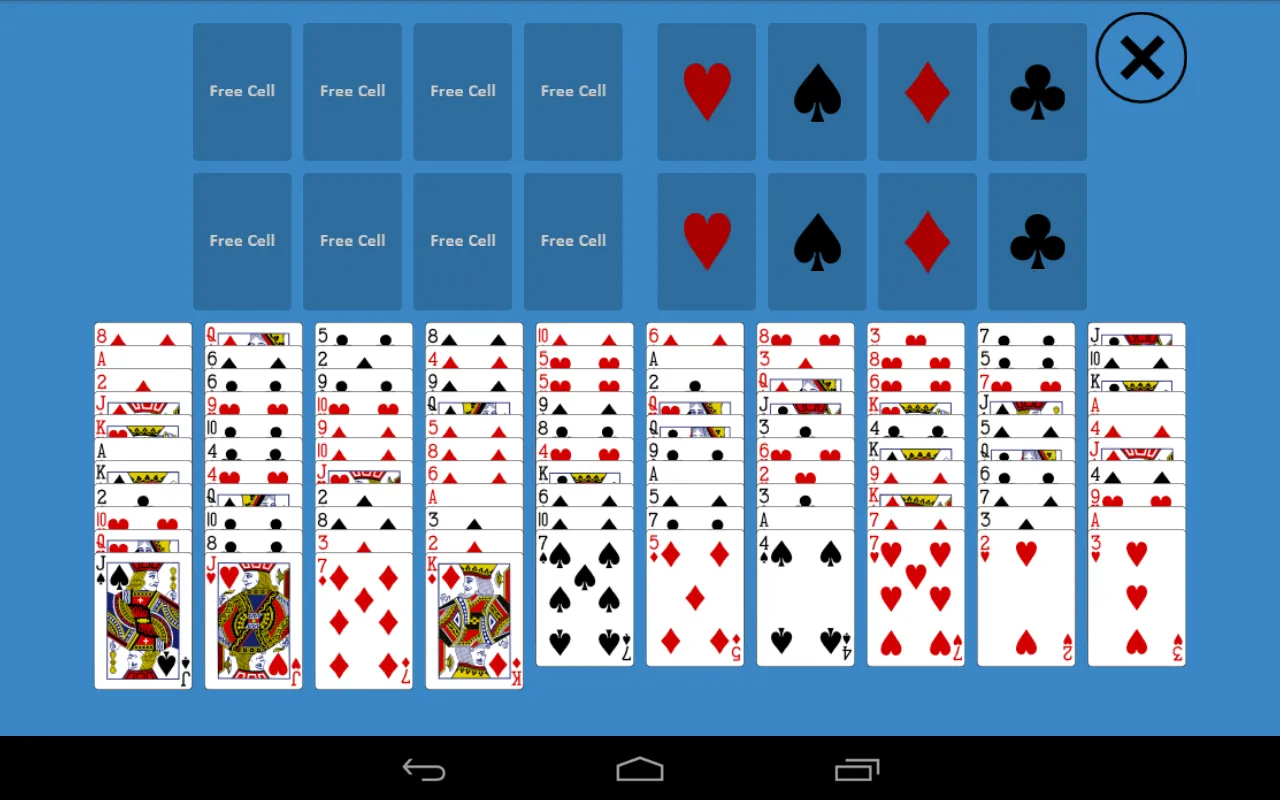 Solitaire FreeCell Two Decks | Indus Appstore | Screenshot