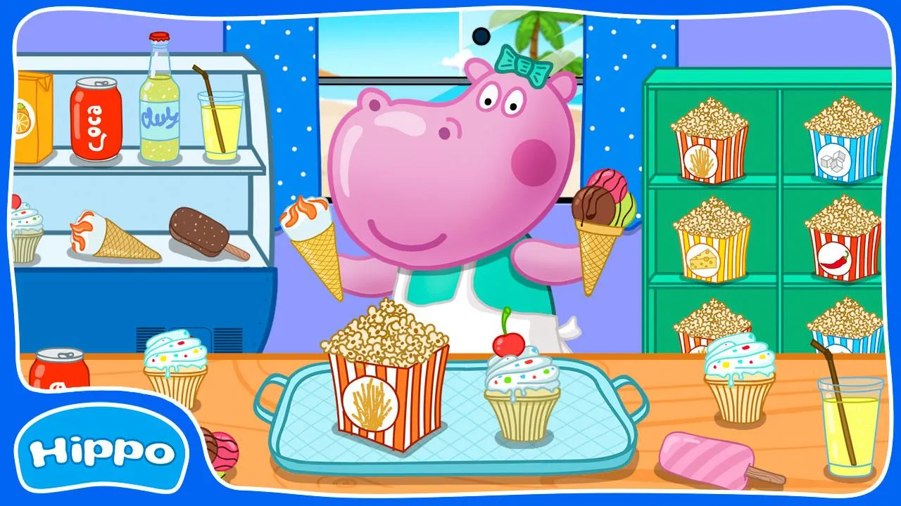 Cafe Hippo: Kids cooking game | Indus Appstore | Screenshot