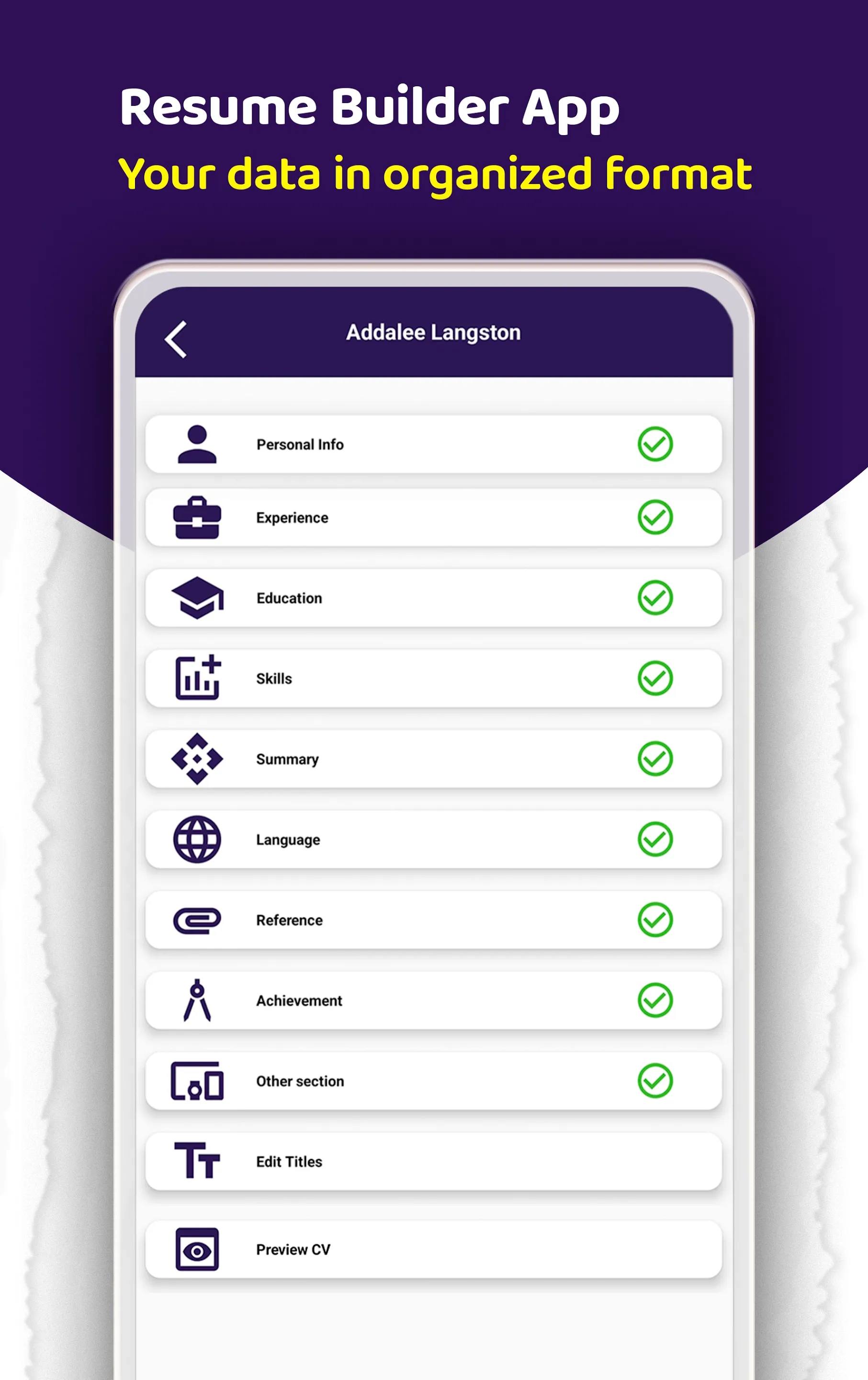 Resume Builder: PDF CV Maker | Indus Appstore | Screenshot