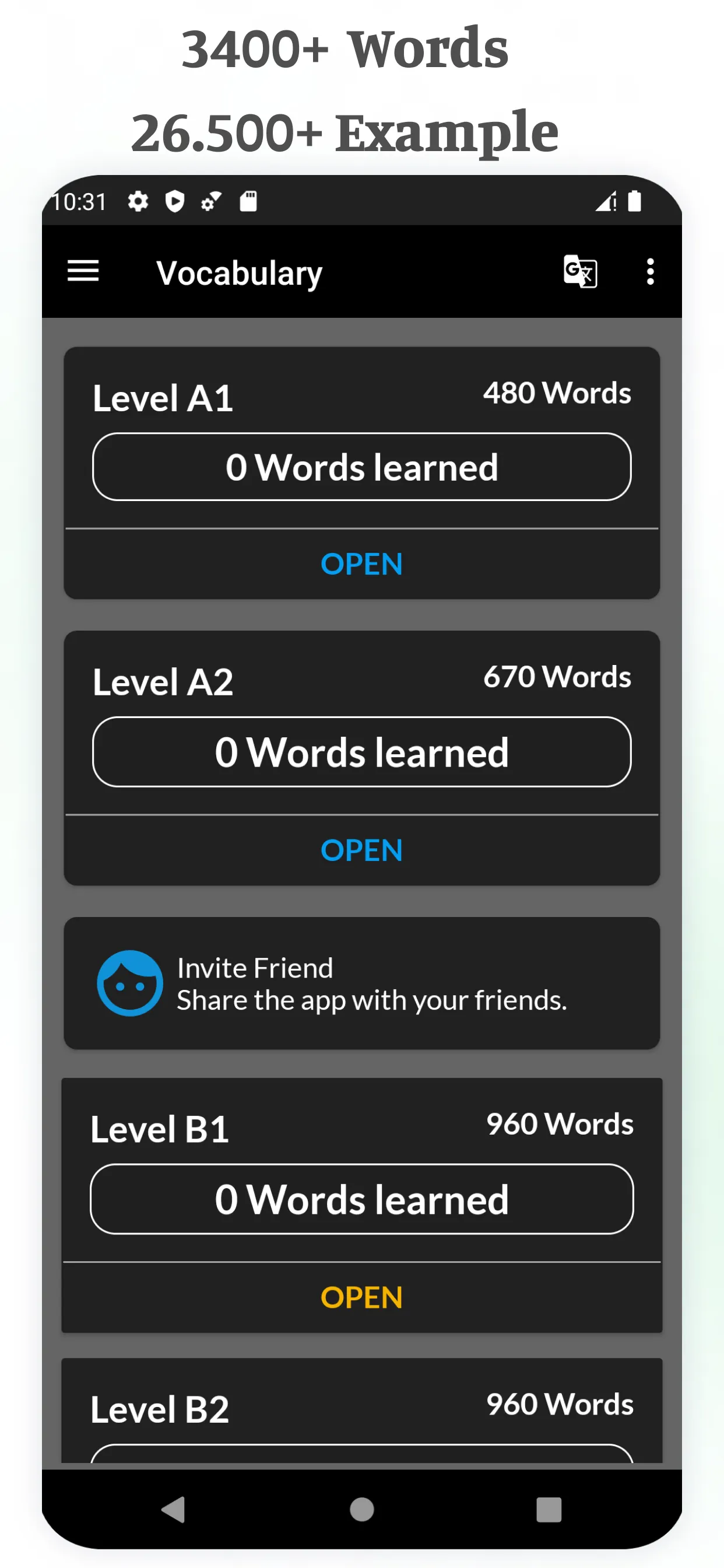 Oxford Vocabulary PRO | Indus Appstore | Screenshot