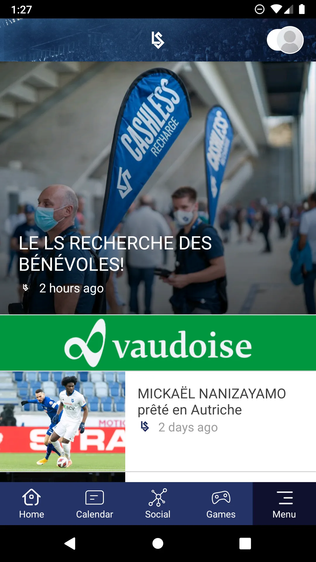 FC Lausanne-Sport | Indus Appstore | Screenshot