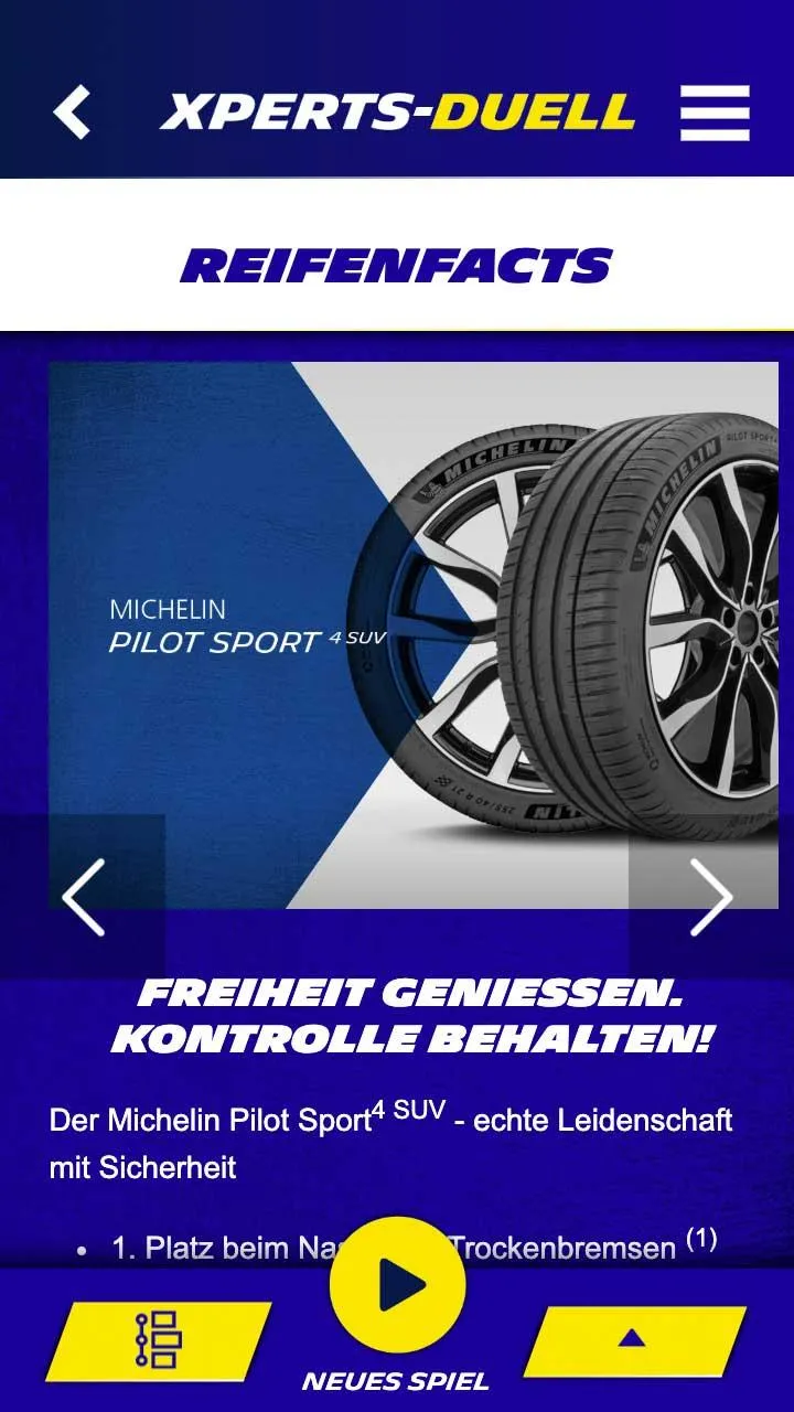 MICHELIN Xperts-Duell | Indus Appstore | Screenshot