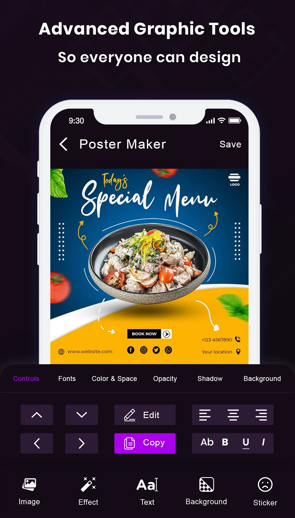 Poster Maker, Flyer Designer | Indus Appstore | Screenshot