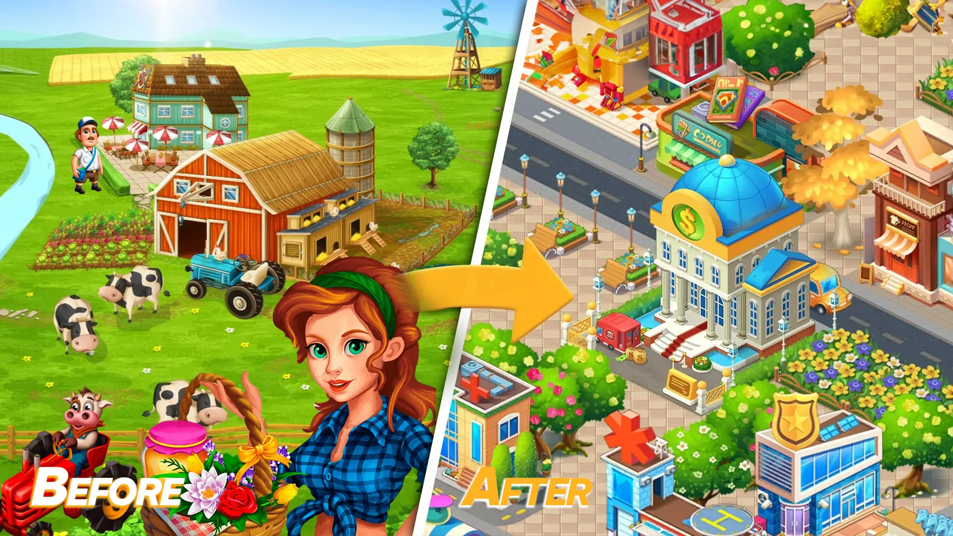 Big Farmer Town: Offline Games | Indus Appstore | Screenshot