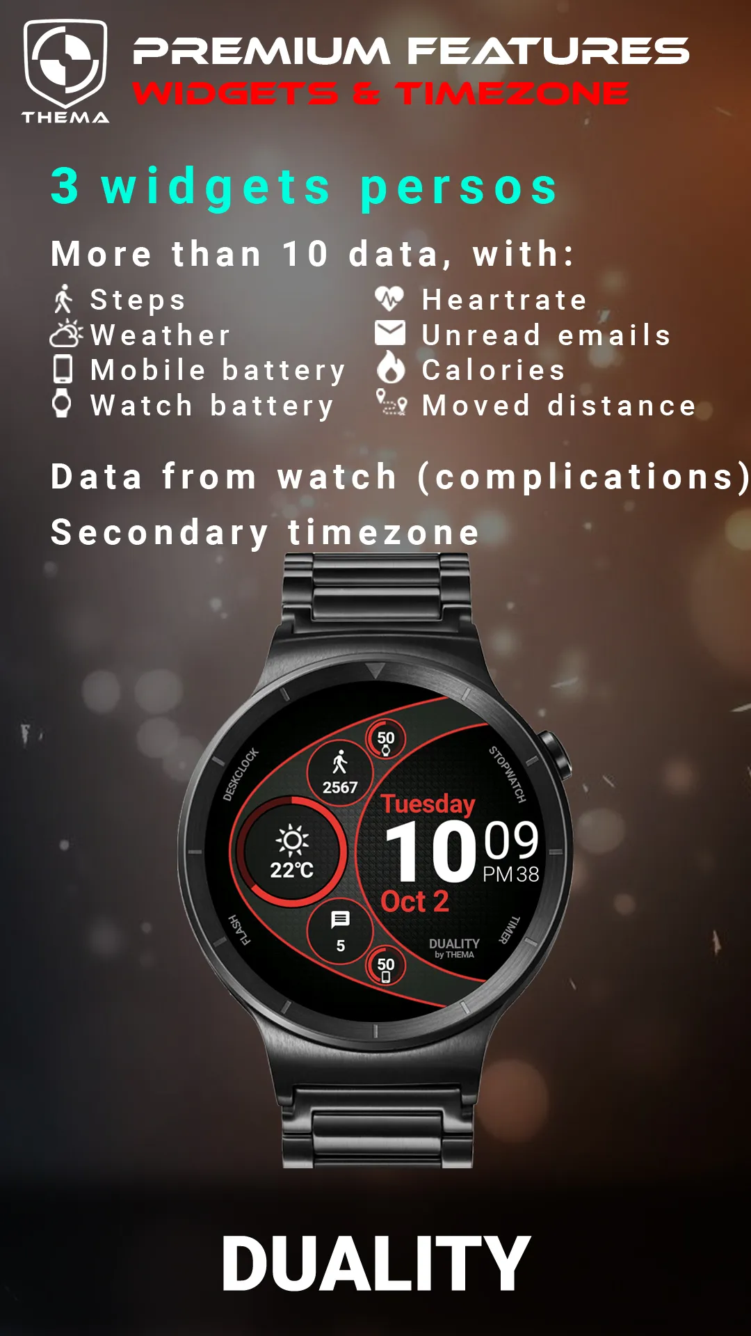 Duality Watch Face | Indus Appstore | Screenshot