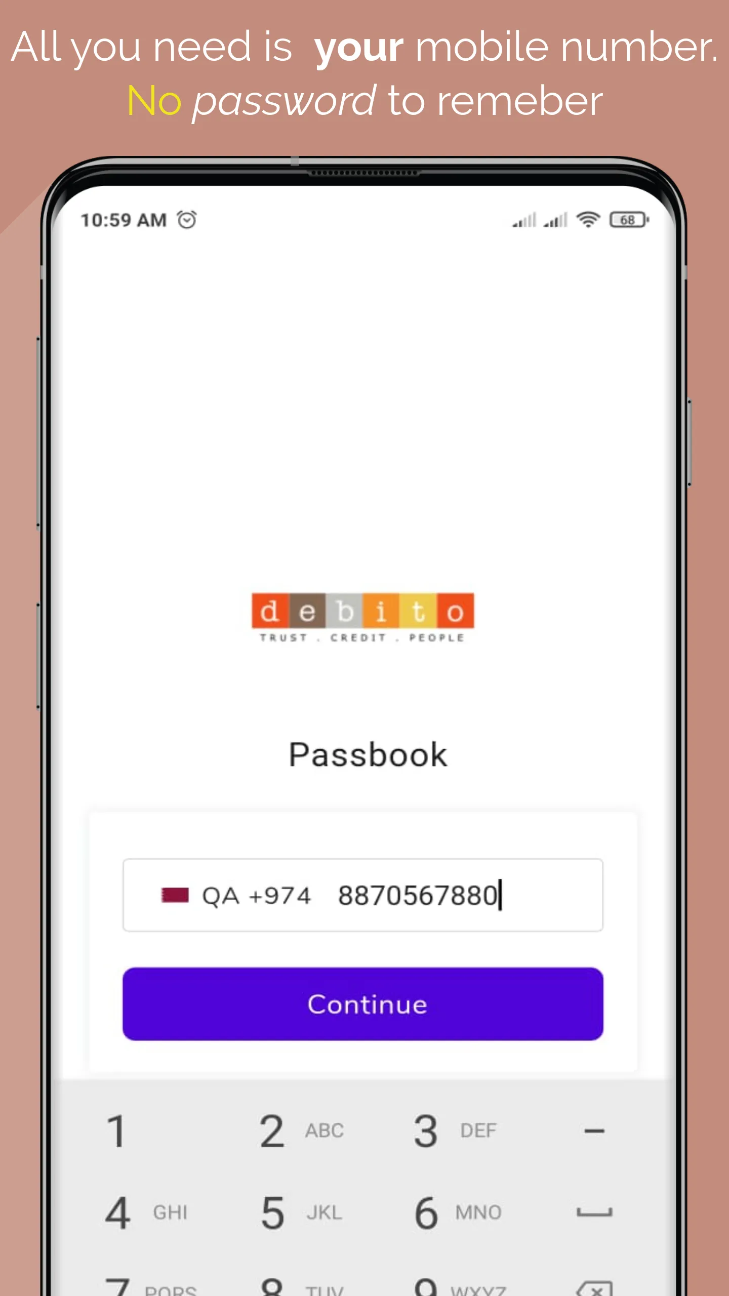 Debito Passbook | Indus Appstore | Screenshot