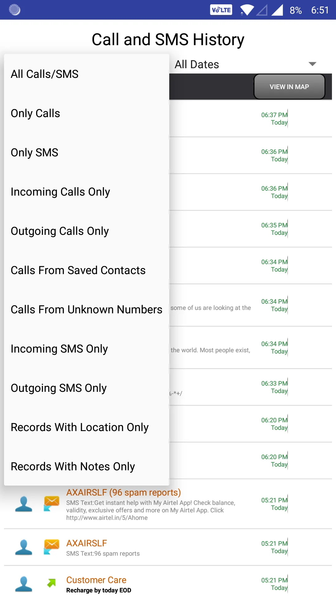 Message and Call Tracker | Indus Appstore | Screenshot