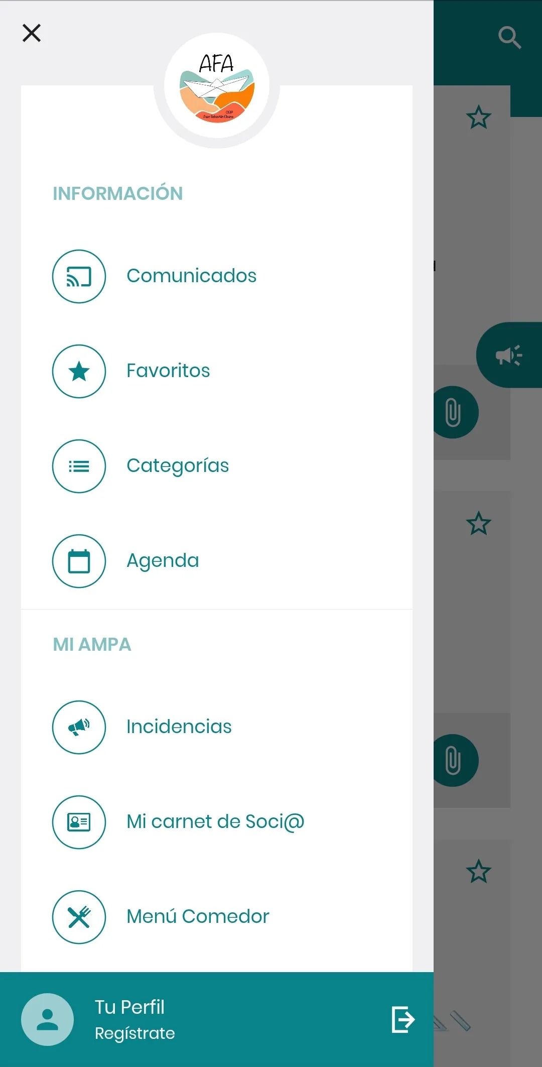 AMPA Juan Sebastián Elcano | Indus Appstore | Screenshot