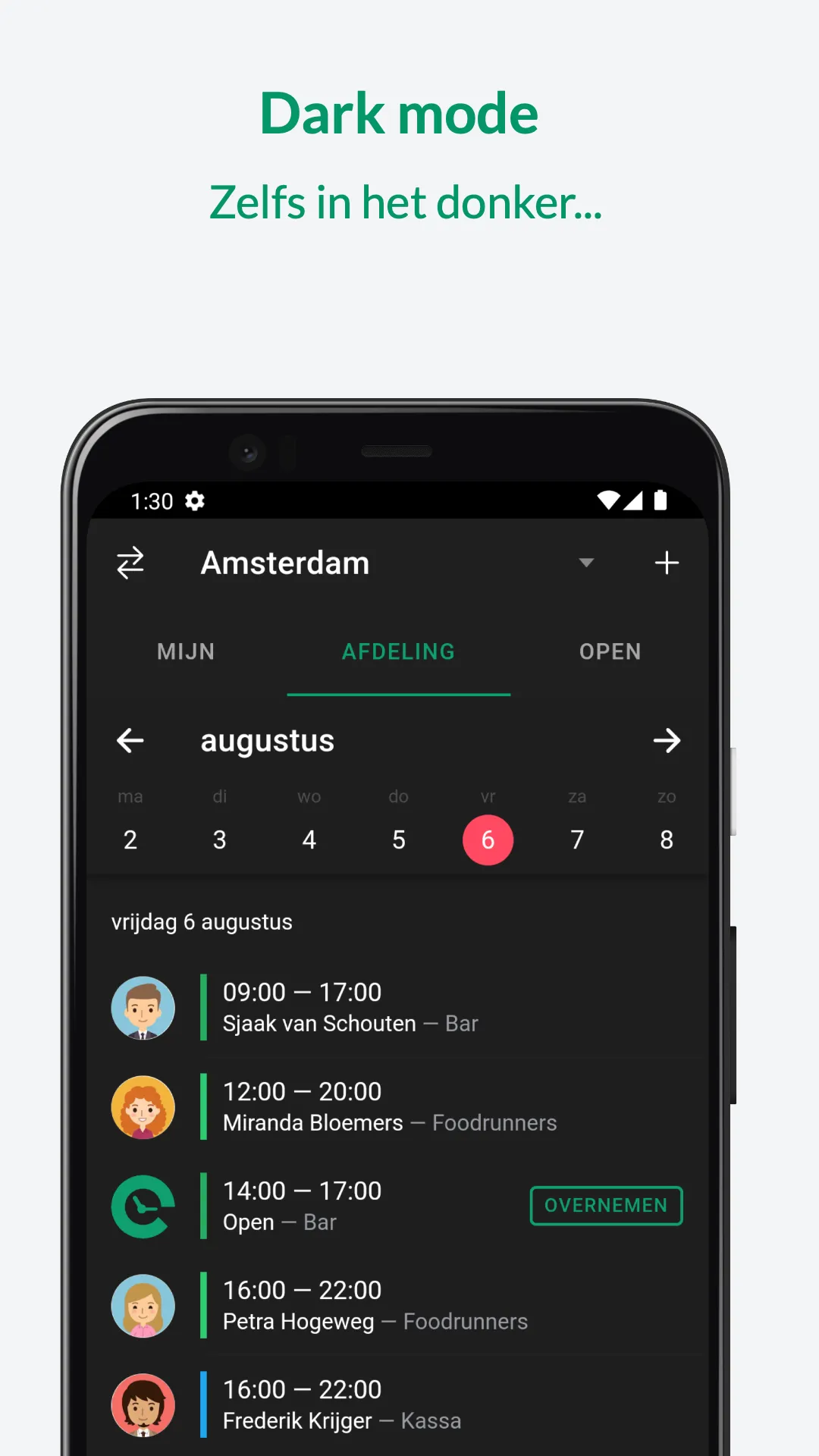 Werktijden | Indus Appstore | Screenshot