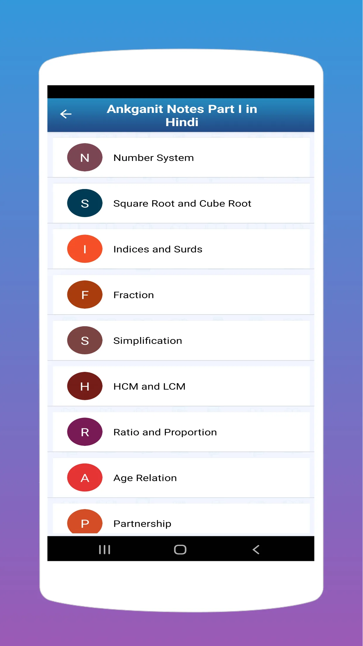 SD Yadav Ankganit Math Notes | Indus Appstore | Screenshot