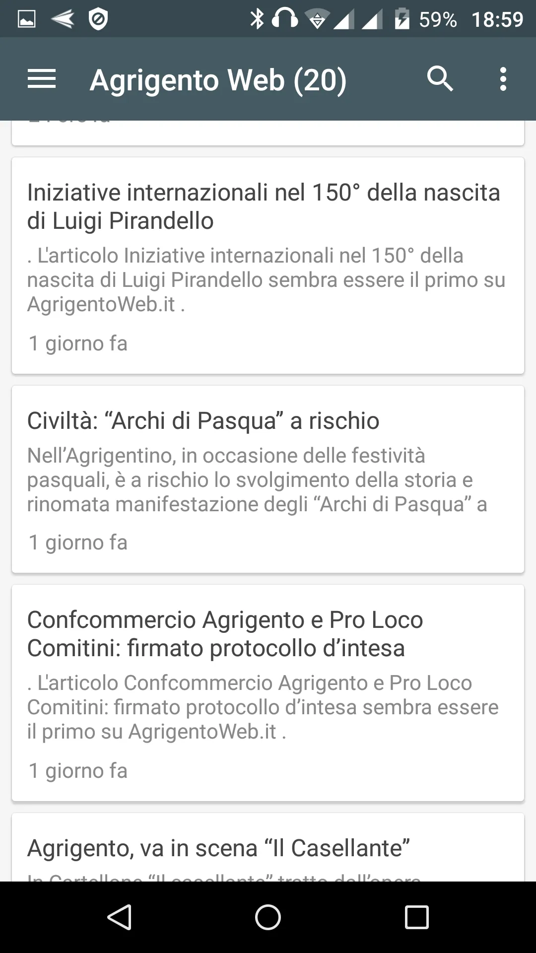 Agrigento infonews | Indus Appstore | Screenshot