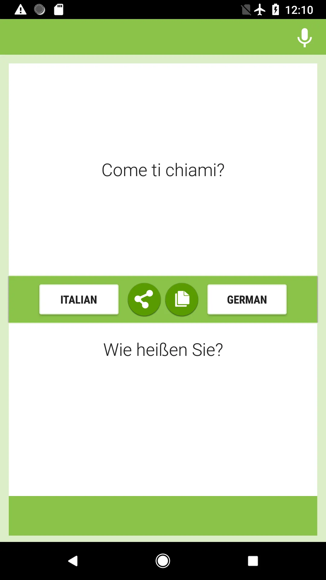 Italian-German Translator | Indus Appstore | Screenshot