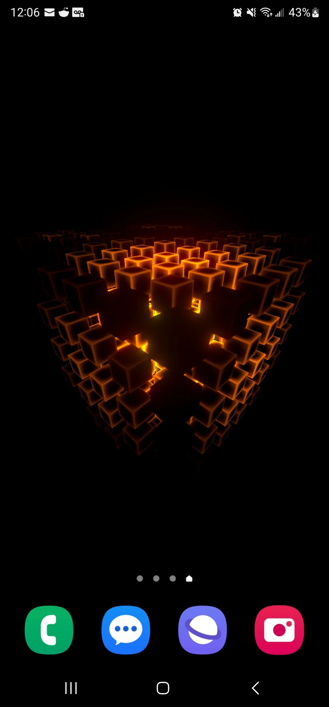 Infinity Cubes Live Wallpaper | Indus Appstore | Screenshot