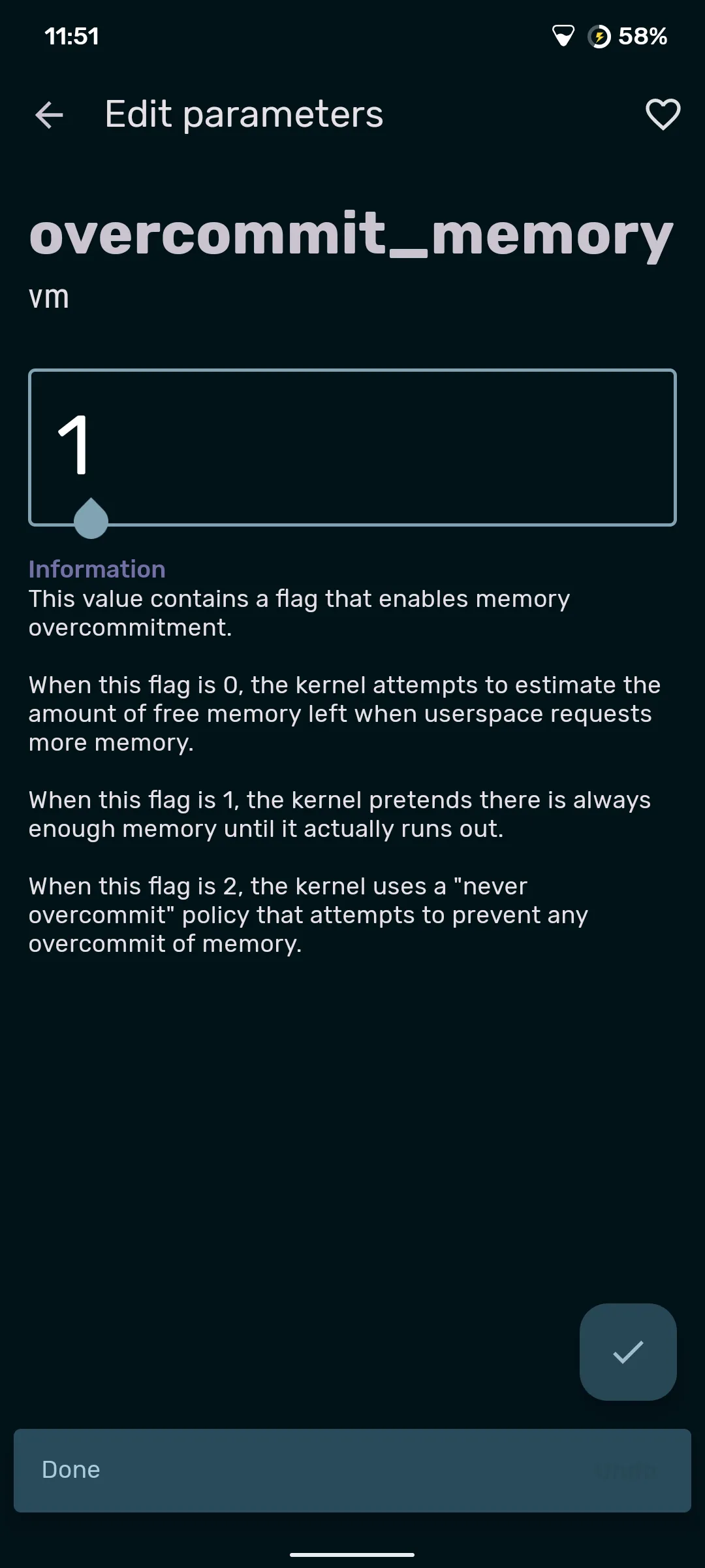 Sysctl GUI - Kernel parameters | Indus Appstore | Screenshot