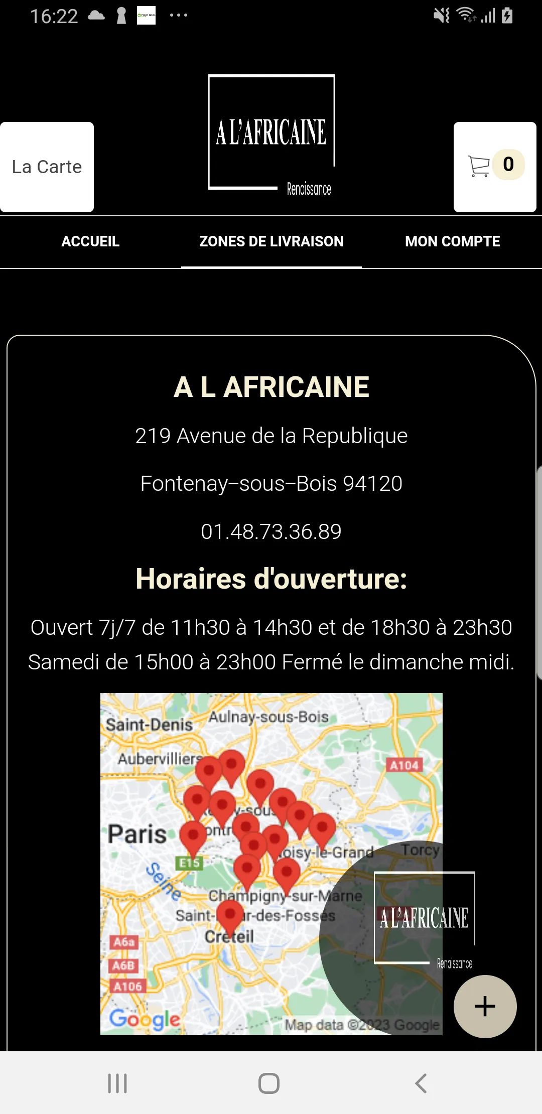 A L AFRICAINE | Indus Appstore | Screenshot