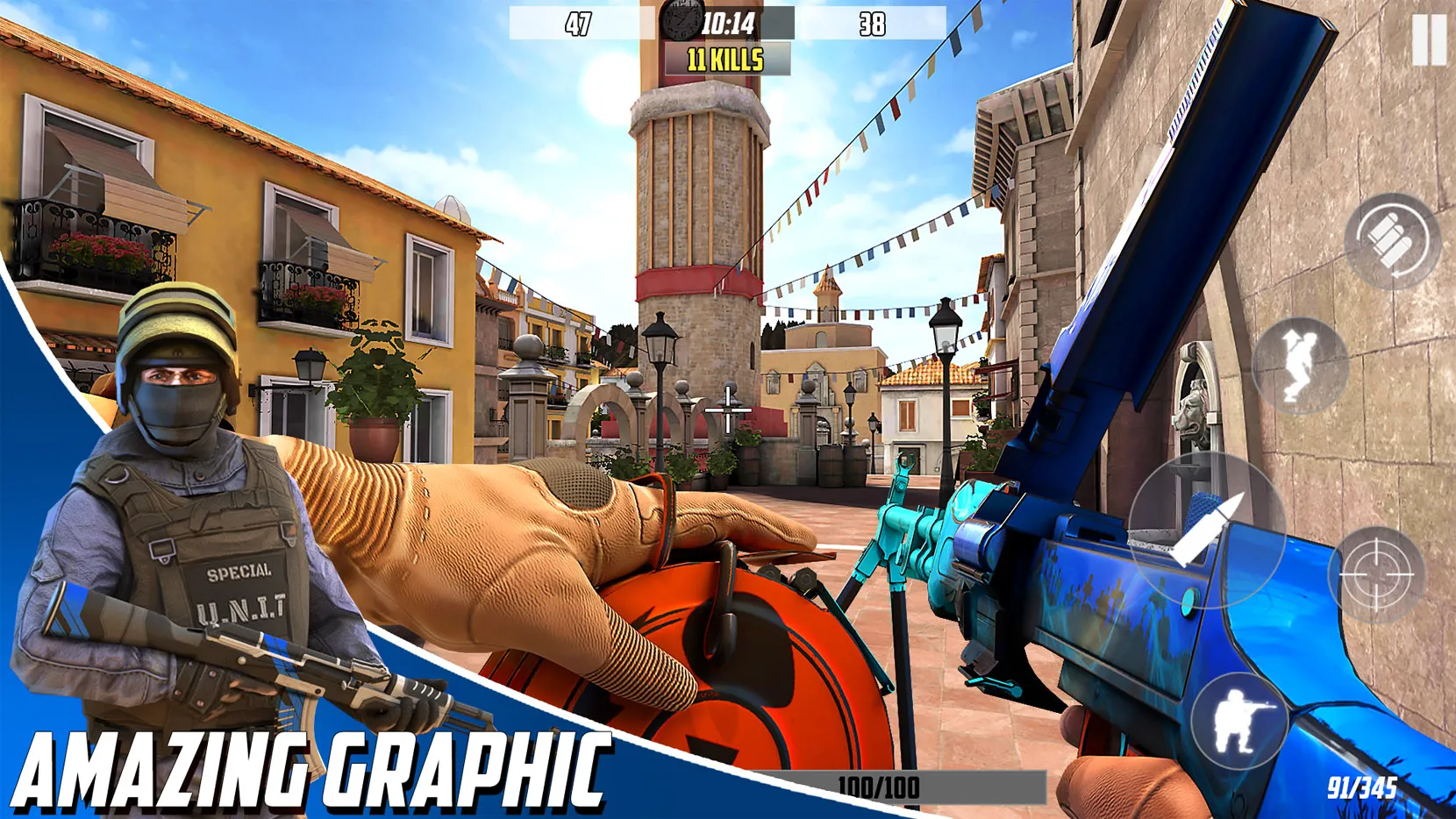 Hazmob: FPS Gun Shooting Games | Indus Appstore | Screenshot